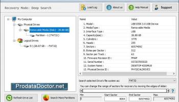 Android File Restore Program screenshot