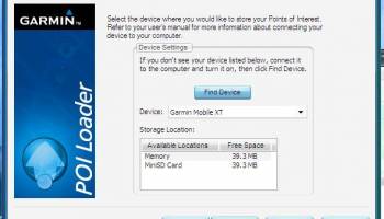 Garmin POI Loader screenshot