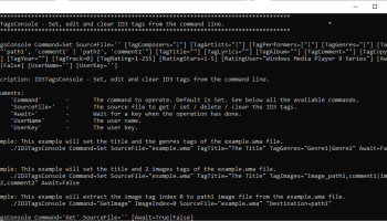 ID3 Tags Console screenshot