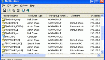 NetResView screenshot