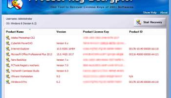 Product Key Decryptor screenshot