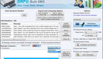 Send Group Text Messages screenshot