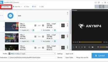 AnyMP4 DVD Converter screenshot