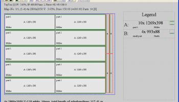 Panel Cut Optimization WoodWorks screenshot