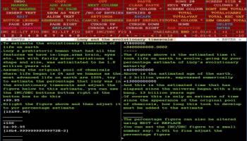 Full screen calculator screenshot