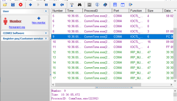 CEIWEI SerialPortMonitor screenshot