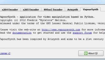 VapourSynth screenshot
