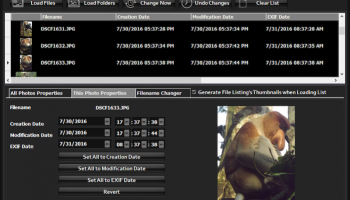 Batch MMedia Date Changer screenshot