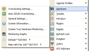 ATI Tray Tools screenshot