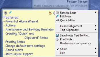 Power Notes screenshot