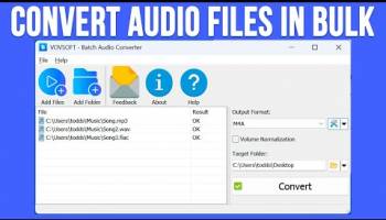 Convert Video to Audio screenshot