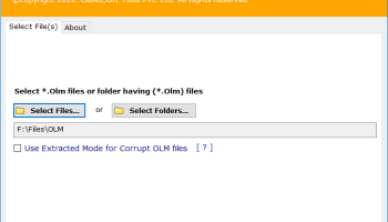 CubexSoft OLM Export screenshot
