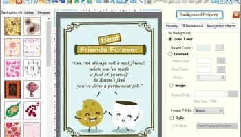 Greeting Cards Designing Software screenshot