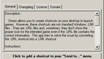 Steam URL Converter screenshot