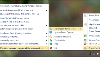 Power Plan Assistant screenshot