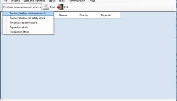 E-Stock Web screenshot