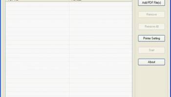 PDF Batch Print Master screenshot