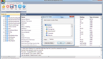 Aryson Access Database Recovery screenshot