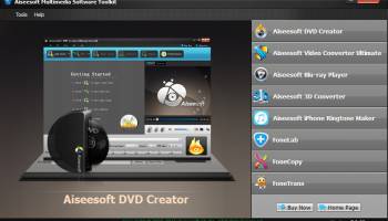 Aiseesoft Multimedia Software Toolkit screenshot