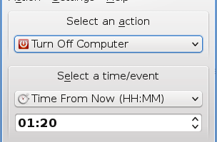 KShutdown screenshot