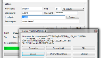 Batch FTP Upload Synchronizer screenshot