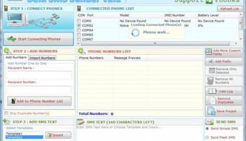 Bulk SMS Sender 4 Phones screenshot