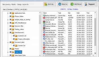 Professional Data Recovery Software screenshot