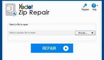 Yodot ZIP Repair Software screenshot