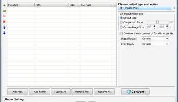Ailt Excel to TIFF Converter screenshot