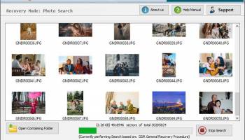 Digital Camera Restore Software screenshot
