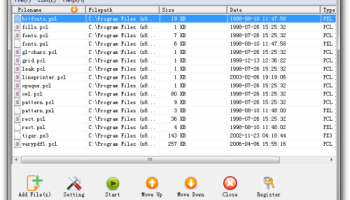VeryUtils PCL to PDF Converter screenshot
