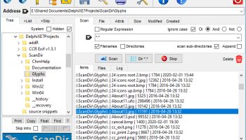 ScanDir portable screenshot