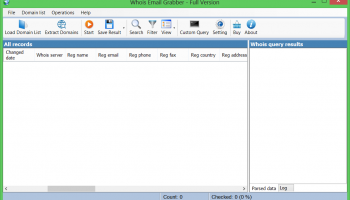 Whois Email Grabber screenshot