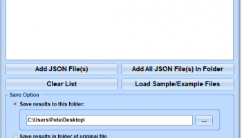 JSON To YAML Converter Software screenshot