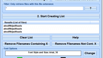 Create HTML List Of Files In Folders Software screenshot
