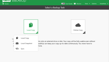 Nero BackItUp screenshot