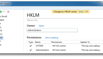 SetACL Studio screenshot