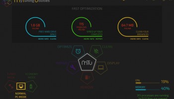 mytuning utilities screenshot