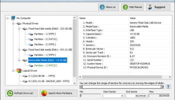 Software Photos Restore screenshot