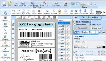 Business Card Generator Software screenshot