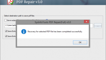 SysInfoTools PDF Repair screenshot