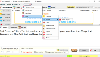 Text Processor Lite screenshot