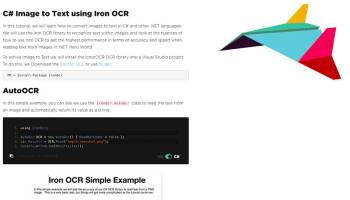 How to Read Text from an Image in C# screenshot