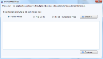 MBOX to Outlook Converter screenshot