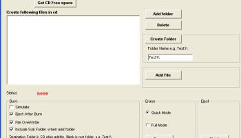Data Burner ActiveX Ocx SDK screenshot