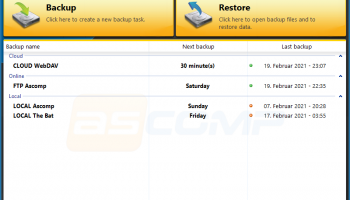 BackUp Maker Standard Edition screenshot