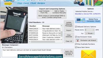 Blackberry Mobile Messaging Software screenshot