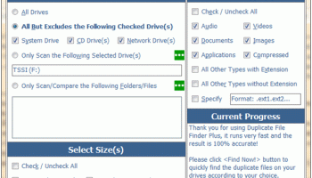 Duplicate File Finder Plus screenshot