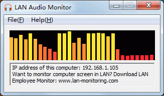 LAN Audio Monitor screenshot