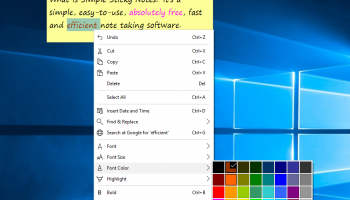Simple Sticky Notes screenshot